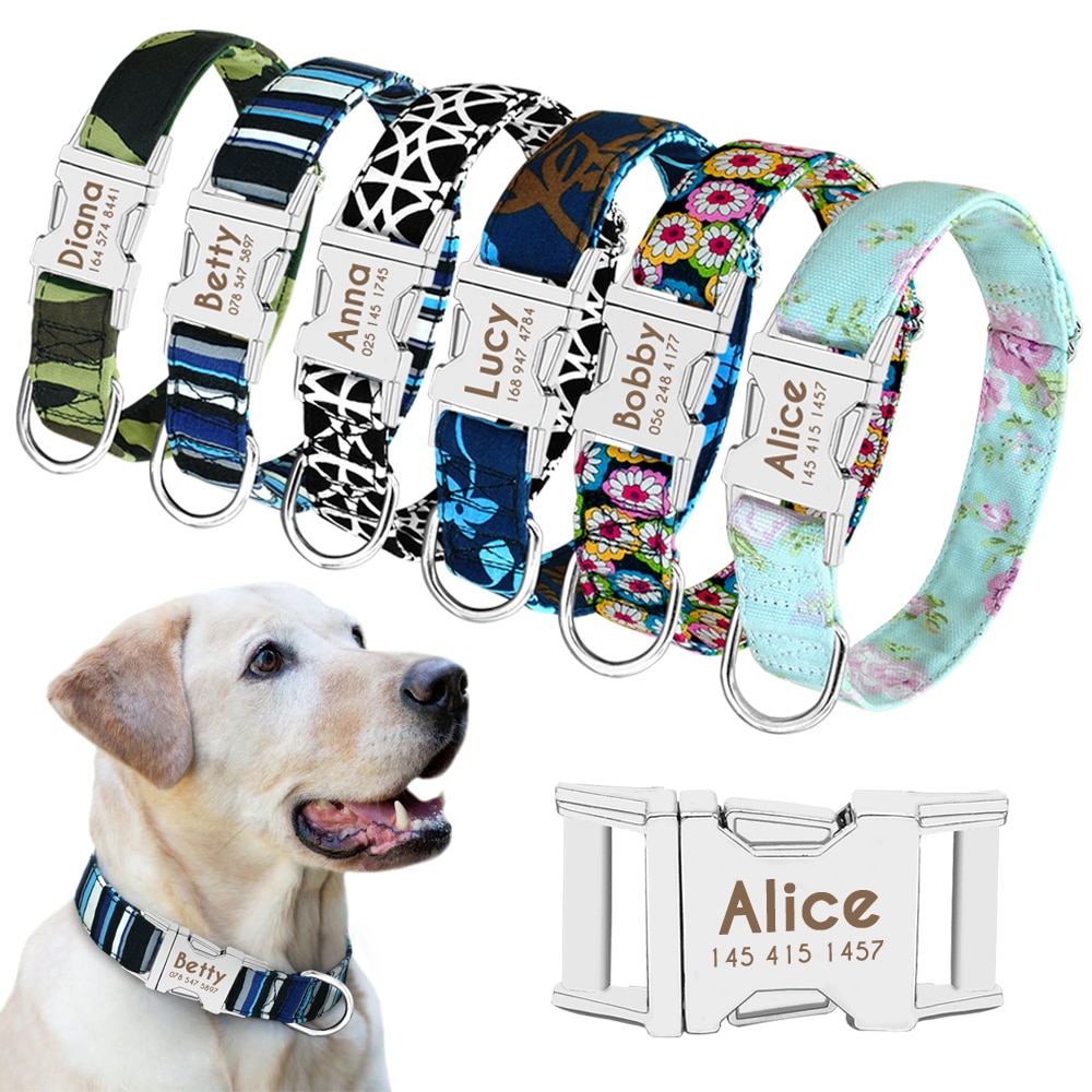 Dog Personalized Nylon Collar